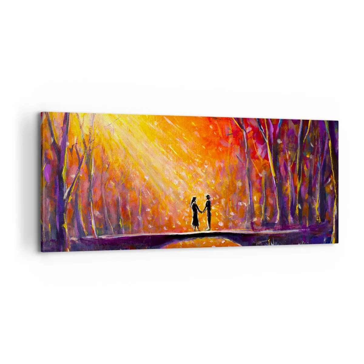 Impression sur toile - Image sur toile - Le ciel les aime aussi - 100x40 cm