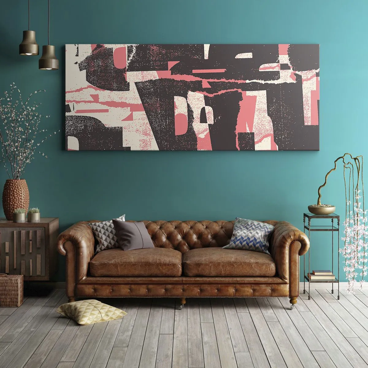 Impression sur toile - Image sur toile - Tout ce tapage - 100x40 cm