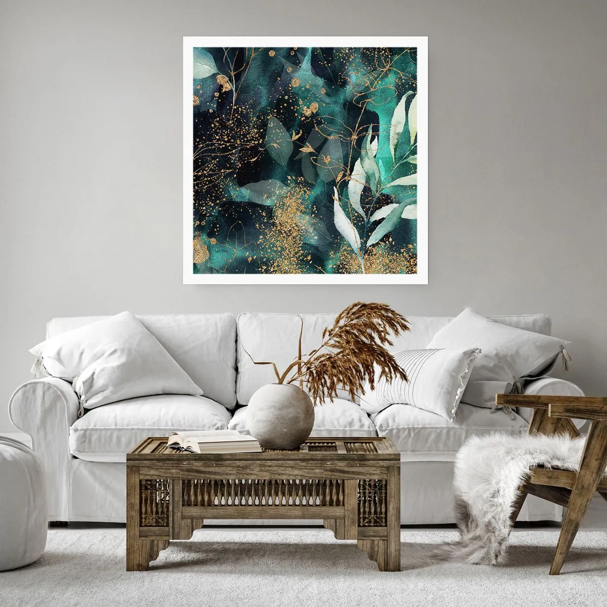 Affiche - Poster - Jardin magique - 50x50 cm