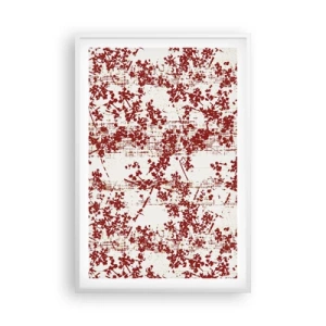 Affiche dans un cadre blanc - Poster - Comme un calicot ancien - 61x91 cm