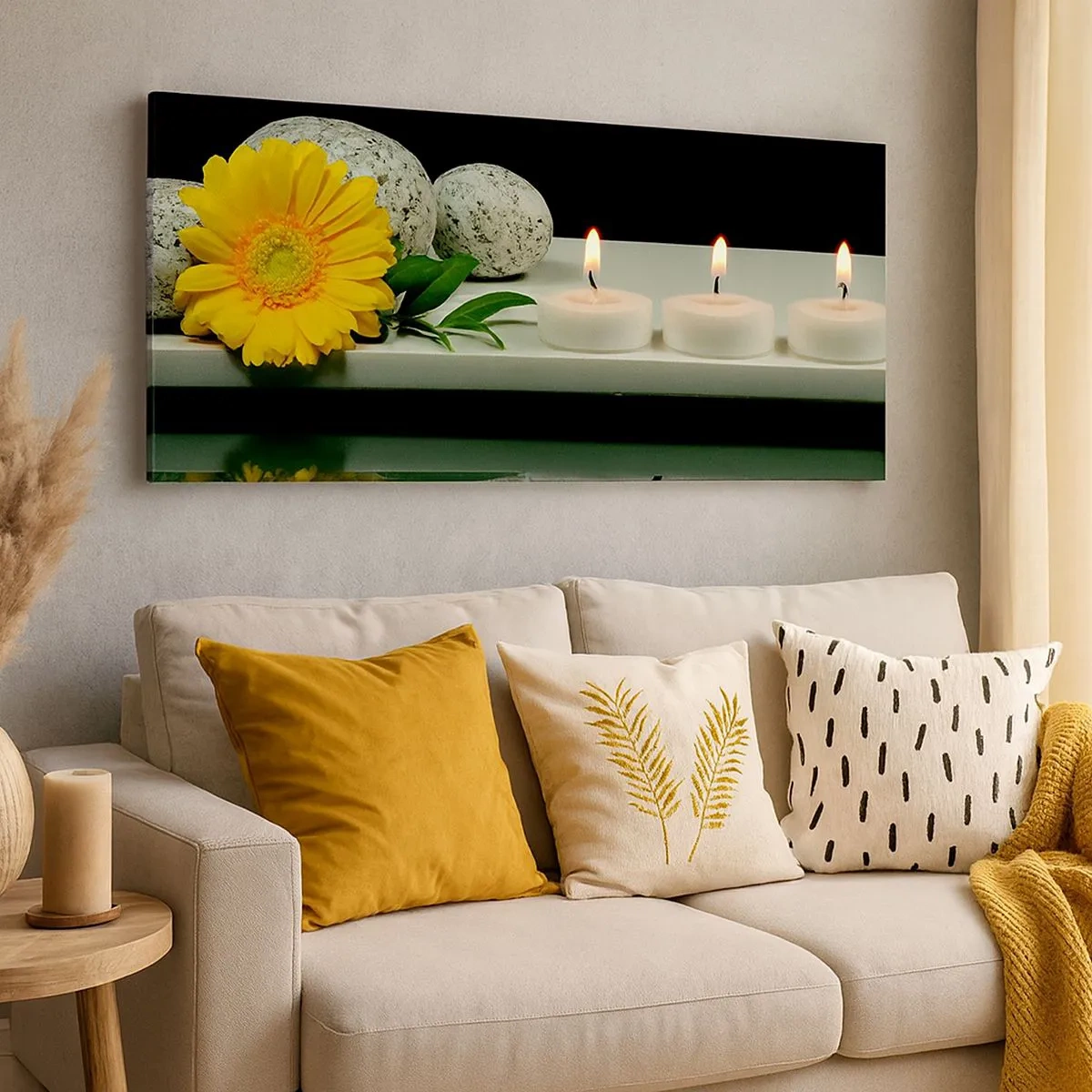 Impression sur toile - Image sur toile - Apaisement des sens - 100x40 cm