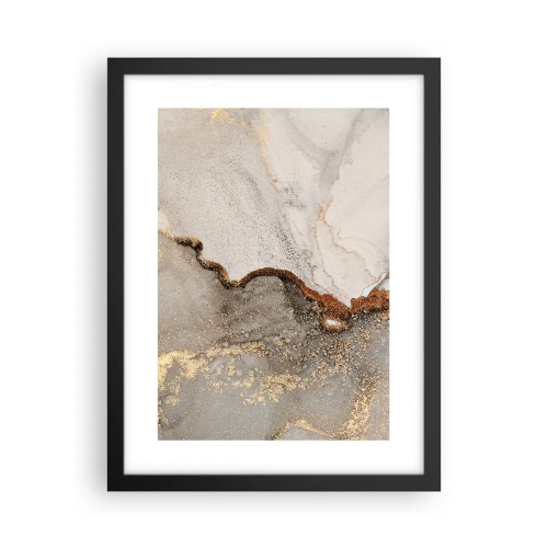 Affiche dans un cadre noir - Poster - Aux frontières des couleurs - 30x40 cm