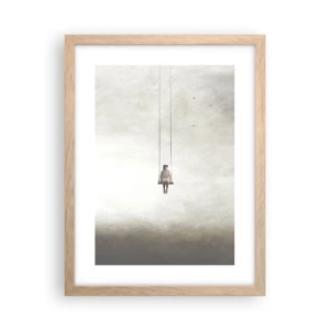 Affiche dans un chêne clair - Poster - Enfant en nous - 30x40 cm