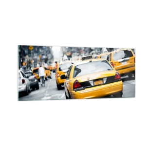 Impression sur verre - Image sur verre - Seulement dans cette ville - 100x40 cm