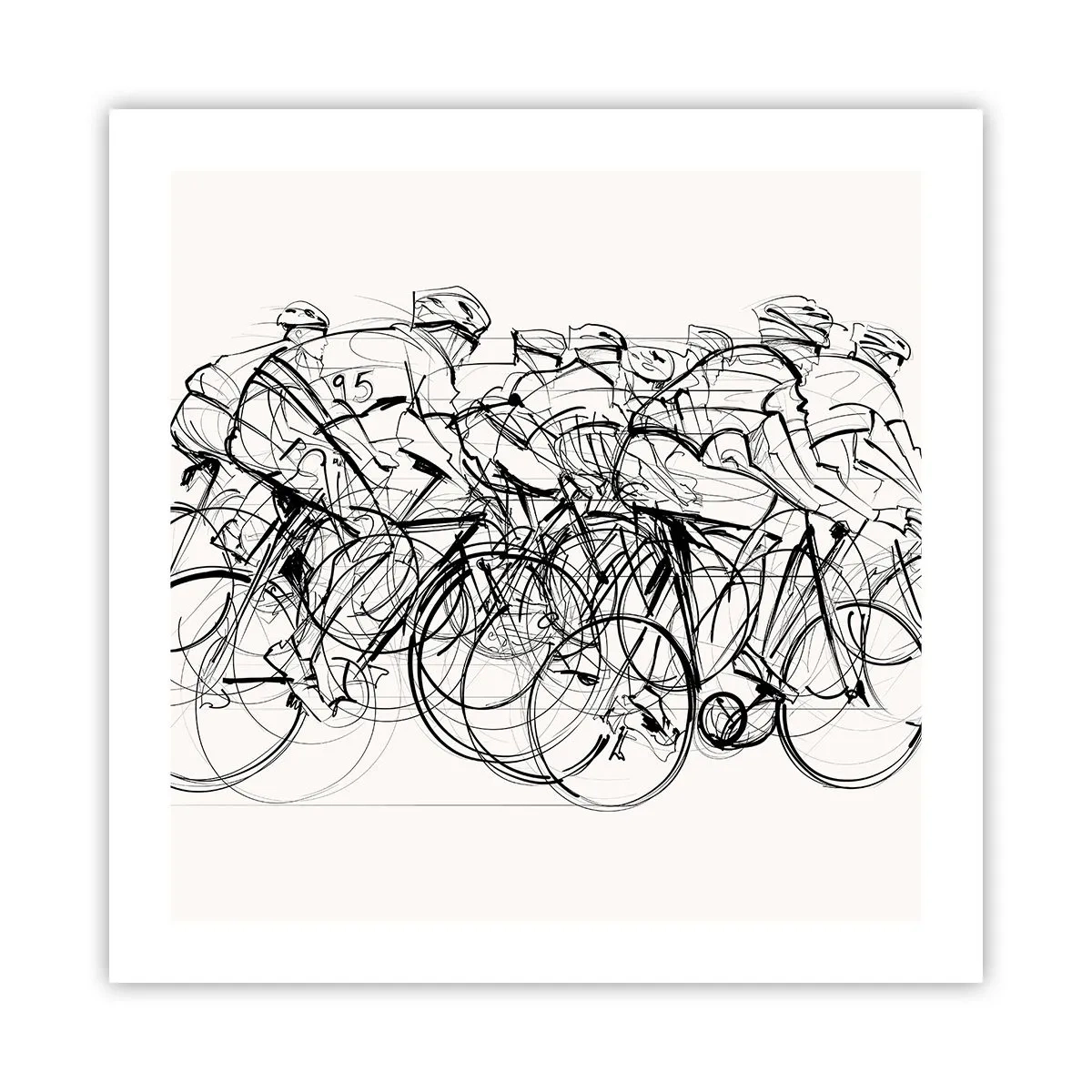 Affiche - Poster - Ensemble en équipe - 50x50 cm