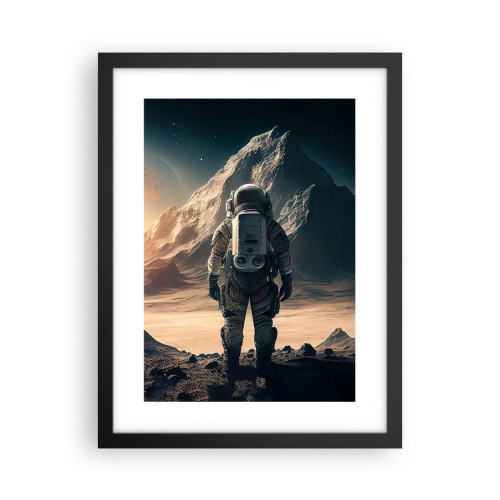 Affiche dans un cadre noir - Poster - Nouveau défi - 30x40 cm