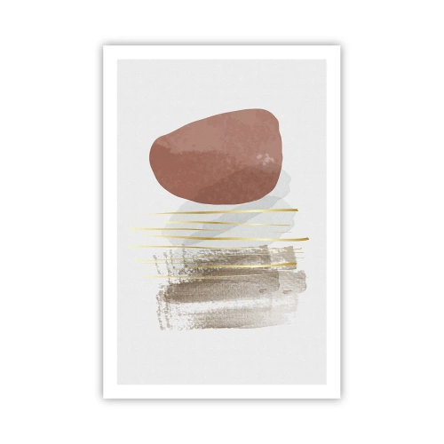 Affiche - Poster - Colonnade abstraite - 61x91 cm
