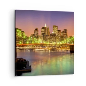 Impression sur toile - Image sur toile - Ici la lumière ne s'éteint jamais - 60x60 cm