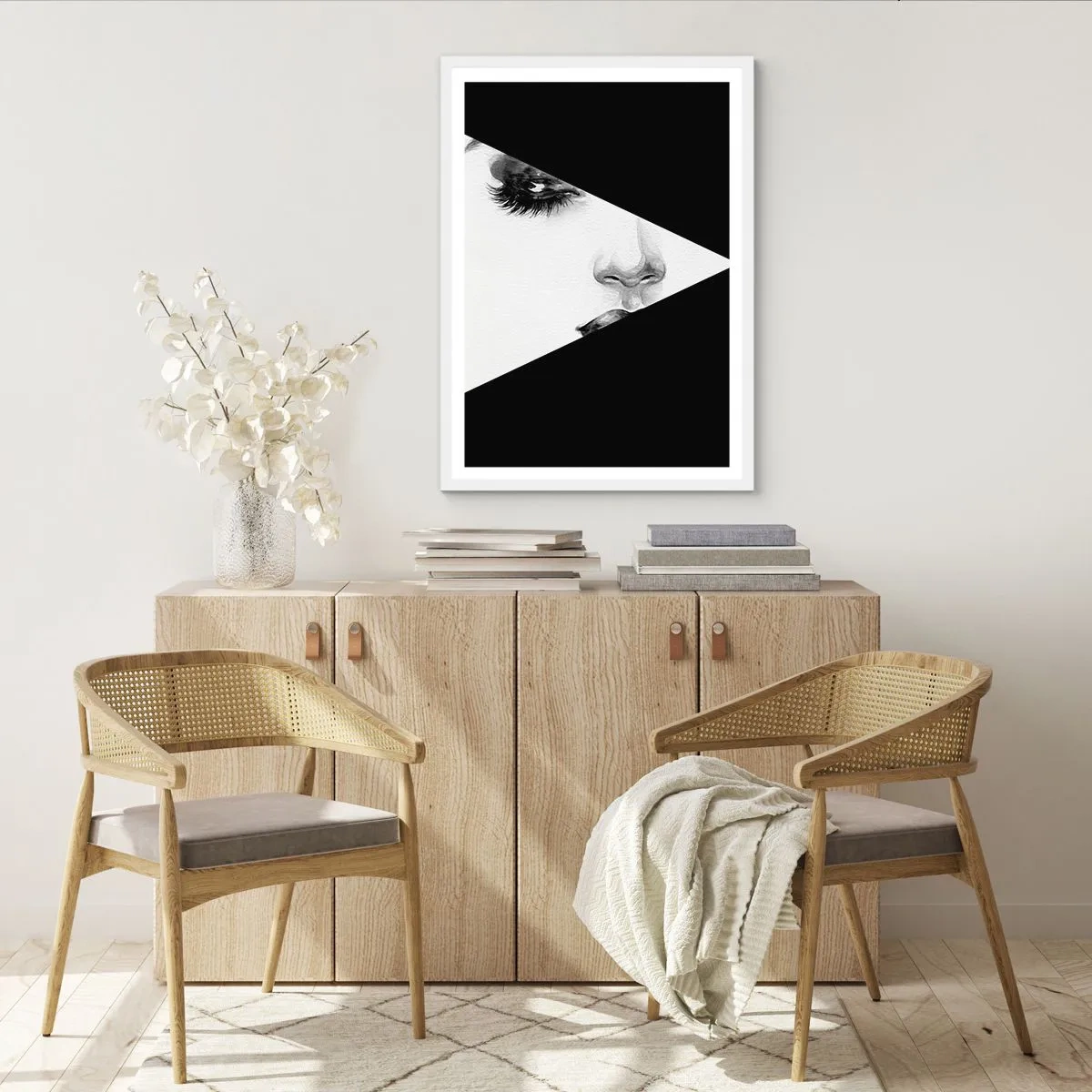 Affiche dans un cadre blanc - Poster - Toujours inconnu - 40x50 cm