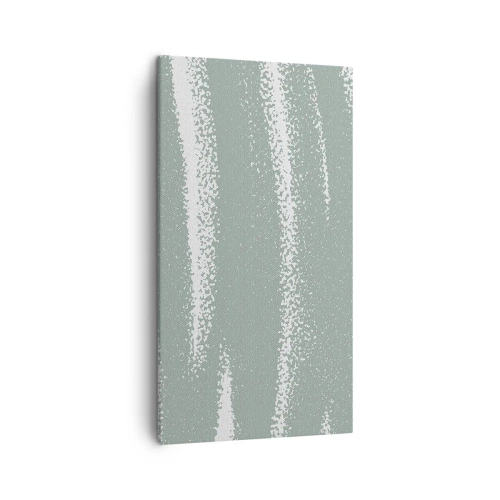 Impression sur toile - Image sur toile - Abstraction dans un climat hivernal - 45x80 cm