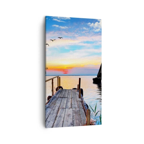 Impression sur toile - Image sur toile - Bonsoir! - 45x80 cm