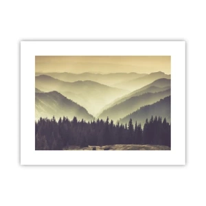 Affiche - Poster - Derrière les sept montagnes… - 40x30 cm