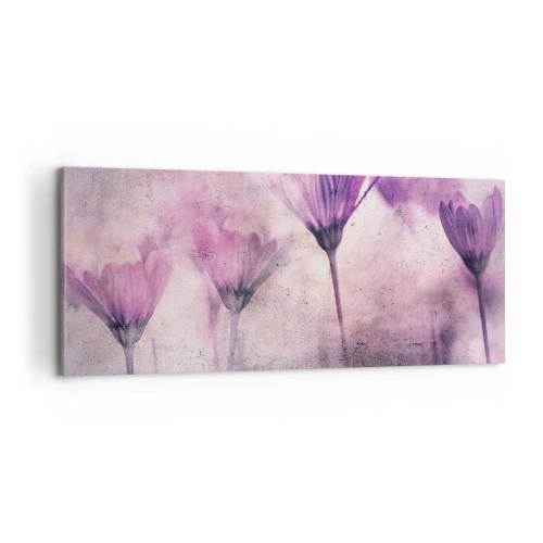 Impression sur toile - Image sur toile - Rêve de fleurs - 100x40 cm