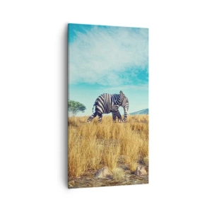 Impression sur toile - Image sur toile - Le gris n'est déjà plus à la mode - 55x100 cm