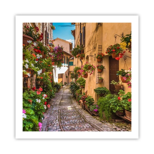 Affiche - Poster - Ruelle italienne - 60x60 cm
