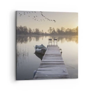 Impression sur toile - Image sur toile - Je reviendrai - 70x70 cm