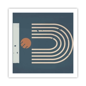 Affiche - Poster - Géométrie sur la grenade - 60x60 cm