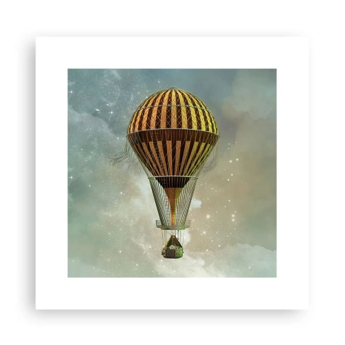 Affiche - Poster - Vols pionniers - 30x30 cm