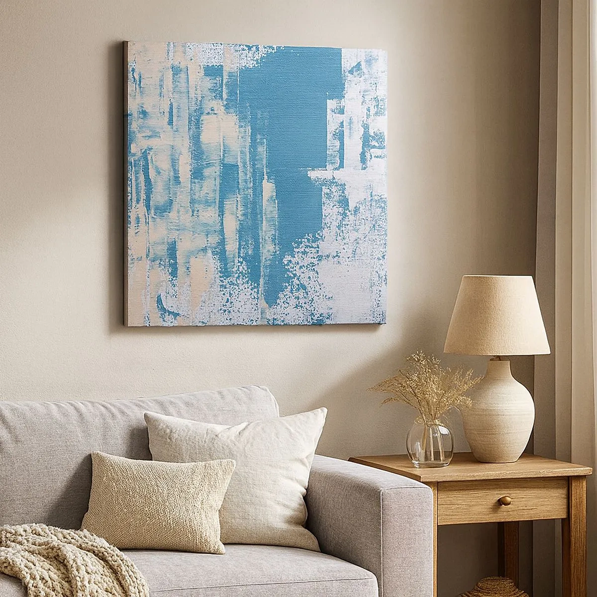 Impression sur toile - Image sur toile - À travers un iceberg - 30x30 cm