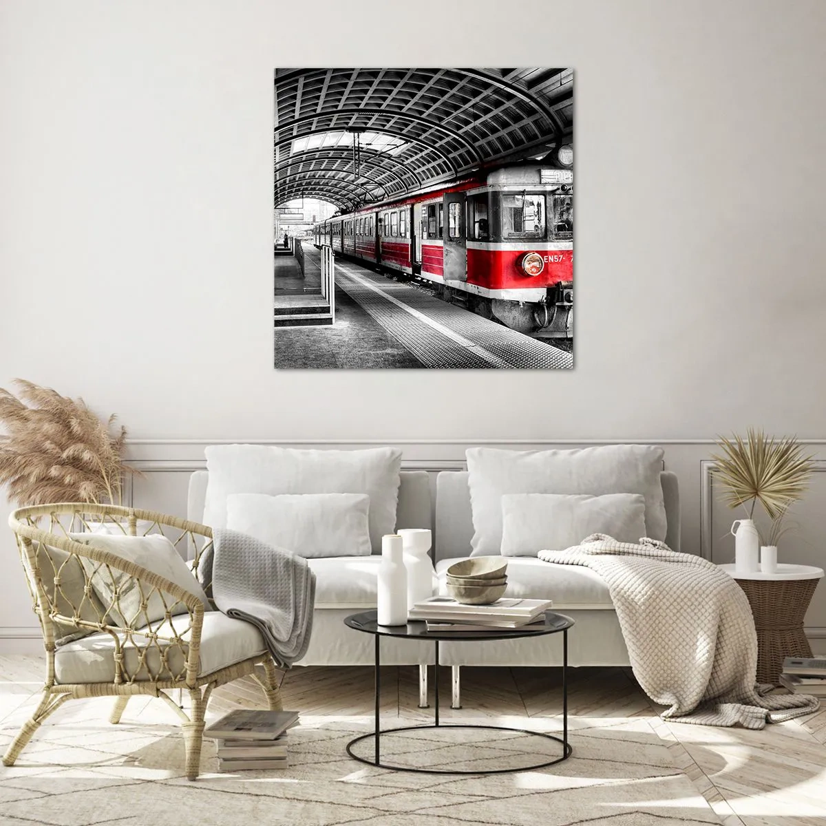 Impression sur verre - Image sur verre - C'est peut-être le voyage de votre vie ? - 60x60 cm