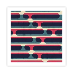 Affiche - Poster - En profondeur et sur l'avant - 60x60 cm