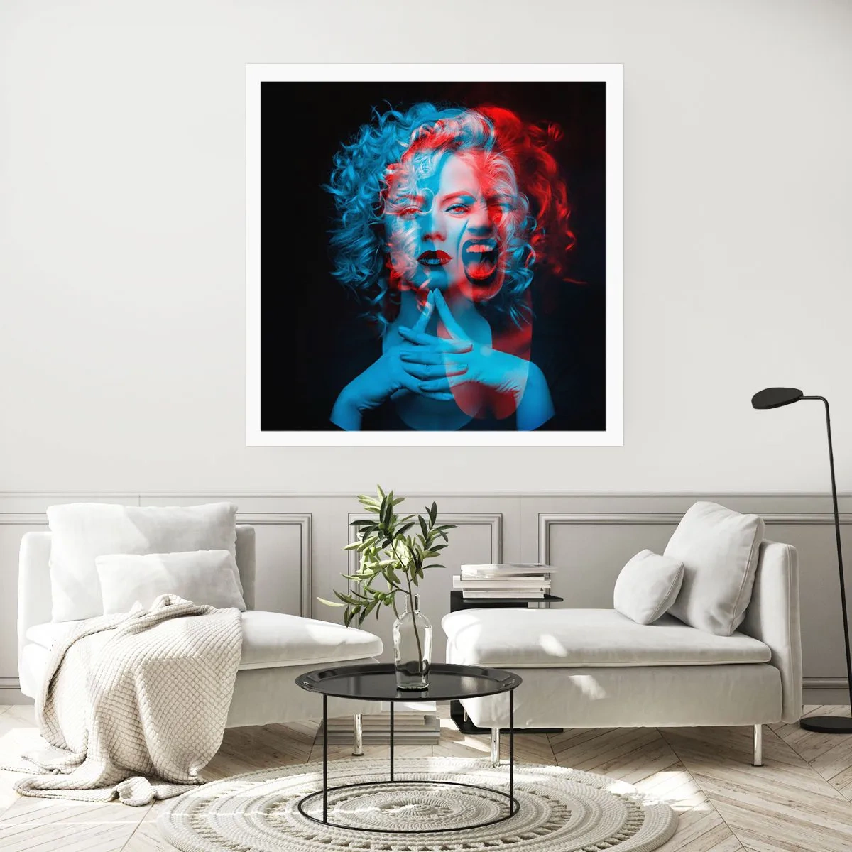 Affiche - Poster - Alter ego - 40x40 cm