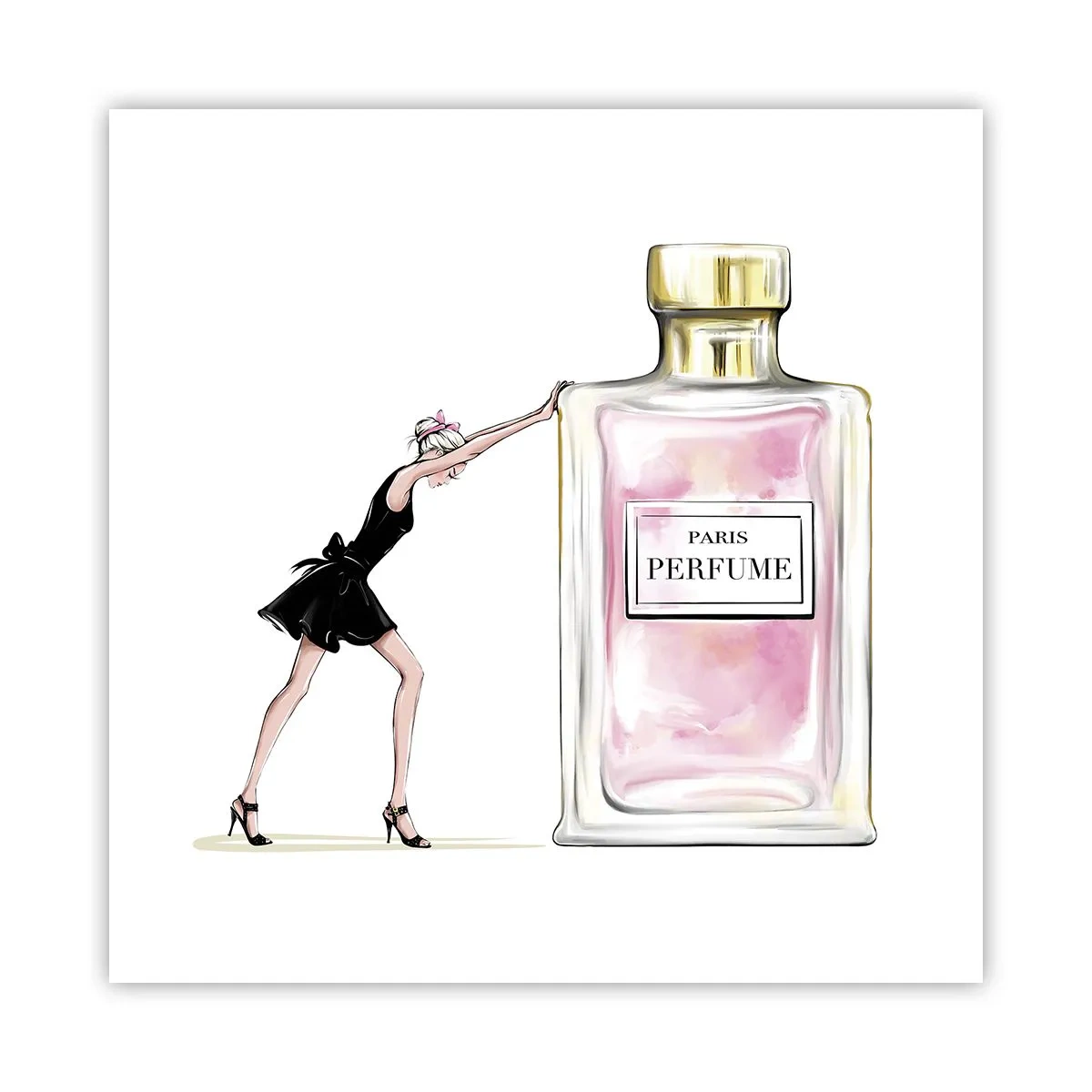 Affiche - Poster - L'essence des femmes - 50x50 cm