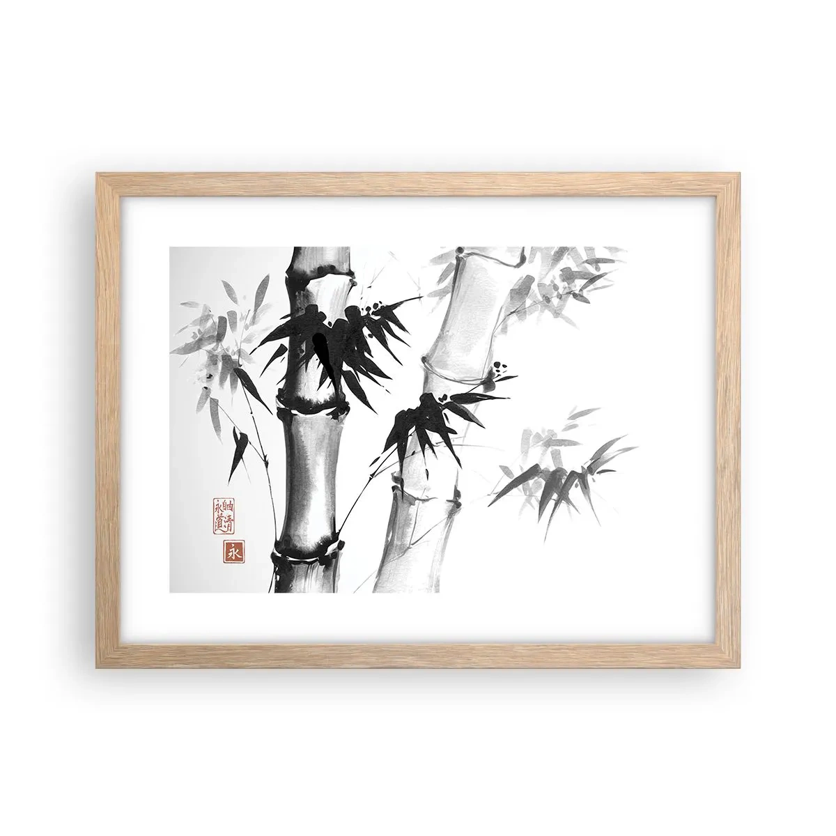 Affiche dans un chêne clair - Poster - Gros plan sur l'orient - 40x30 cm