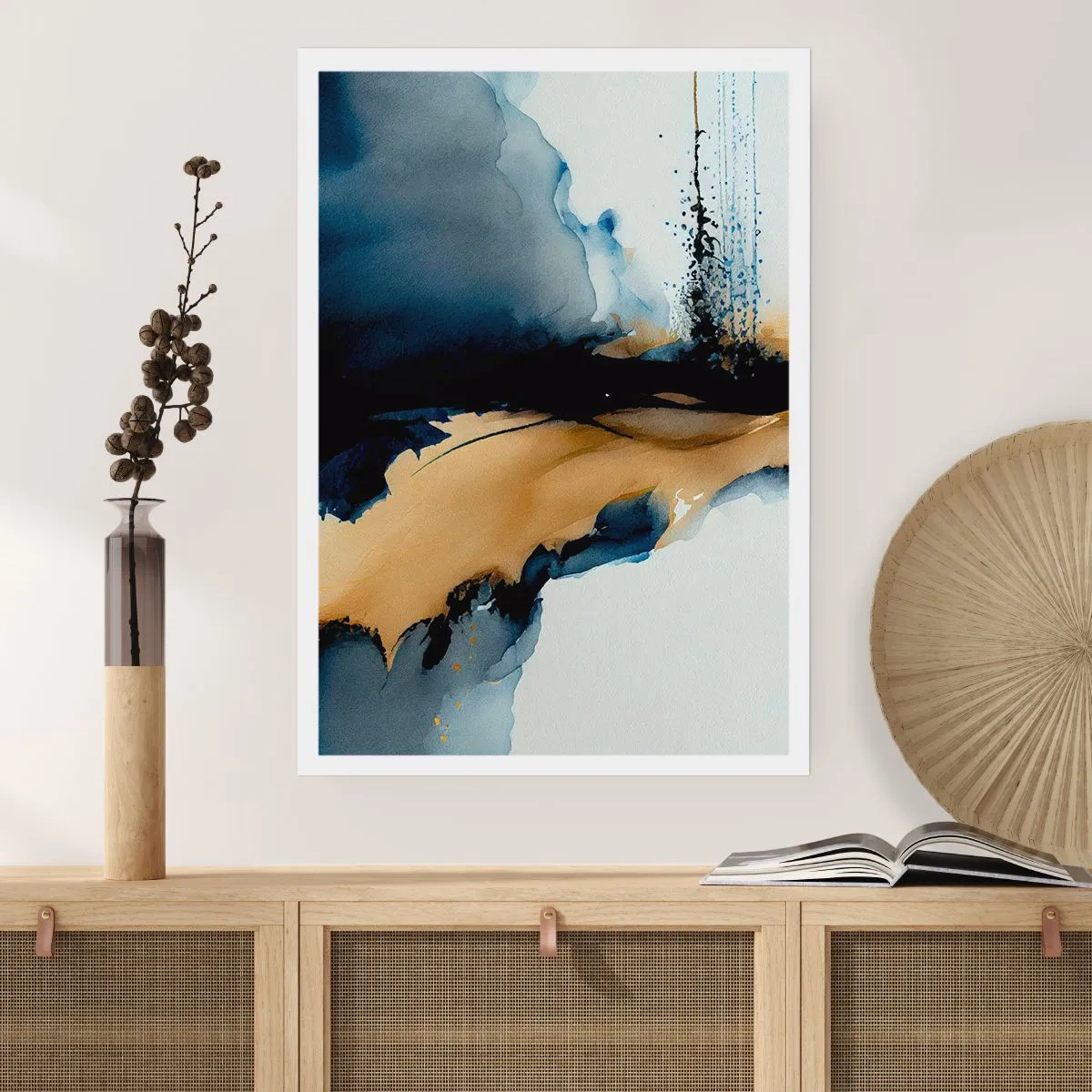 Affiche - Poster - Derrière le rideau - 70x100 cm