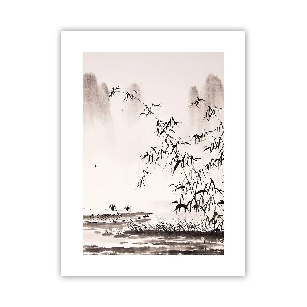 Affiche - Poster - Le silence des rizières - 30x40 cm