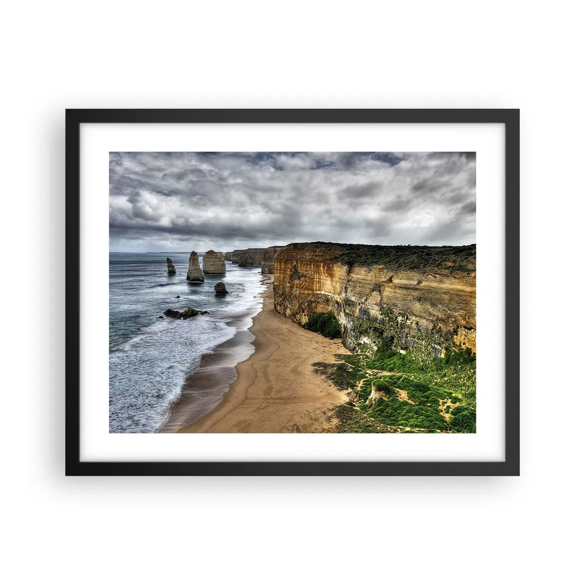 Affiche dans un cadre noir - Poster - Beauté brute - 50x40 cm