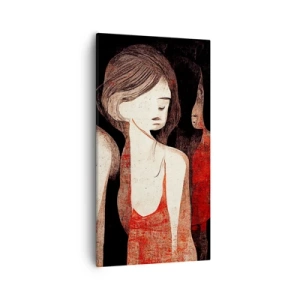 Impression sur toile - Image sur toile - Madones des ténèbres - 55x100 cm