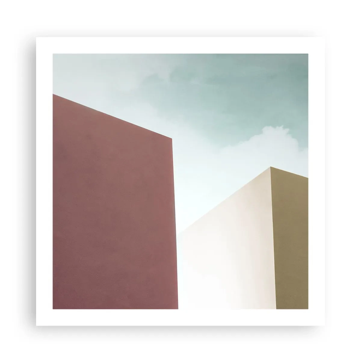 Affiche - Poster - La géométrie d'un été ensoleillé - 60x60 cm