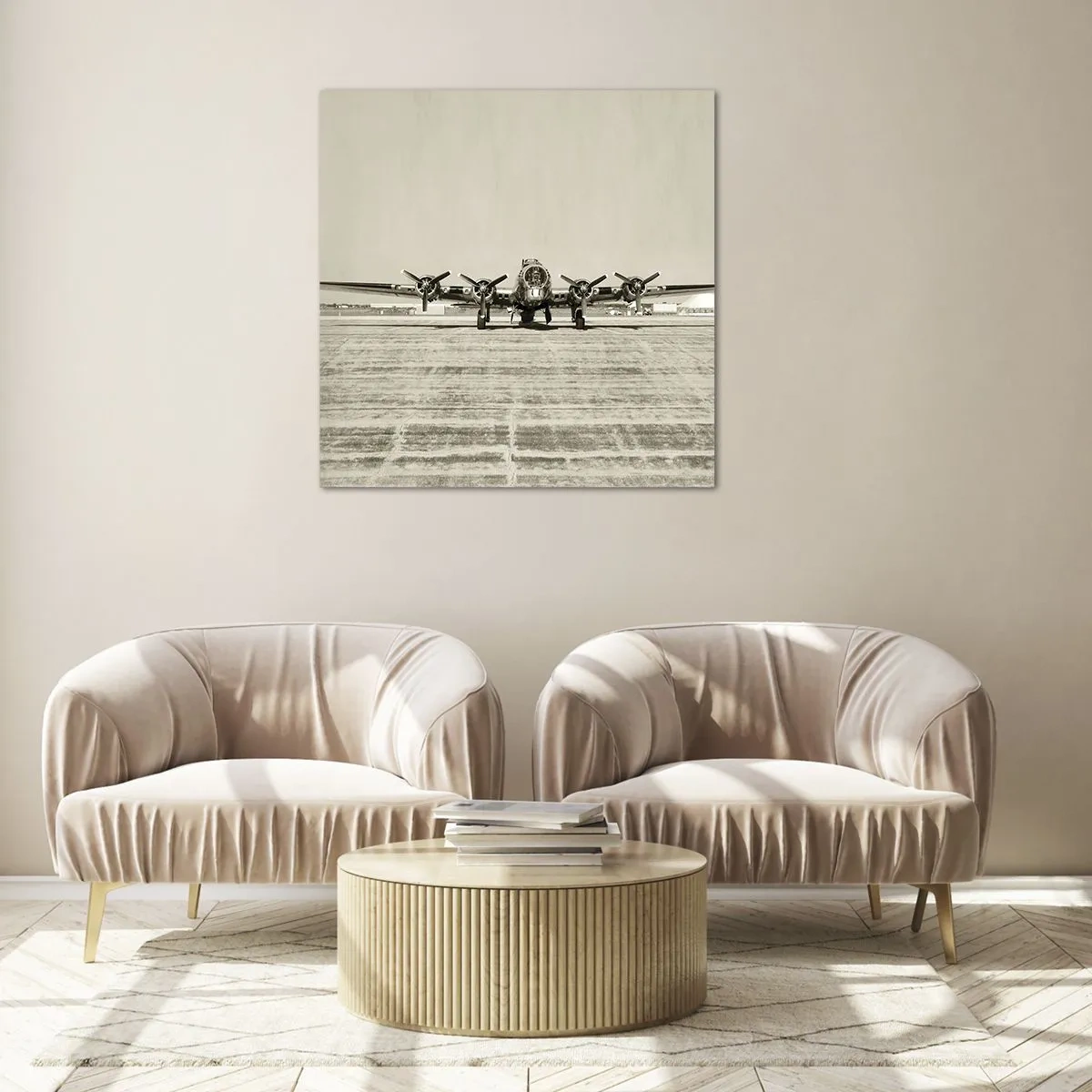 Impression sur verre - Image sur verre - Toujours prêt! - 40x40 cm