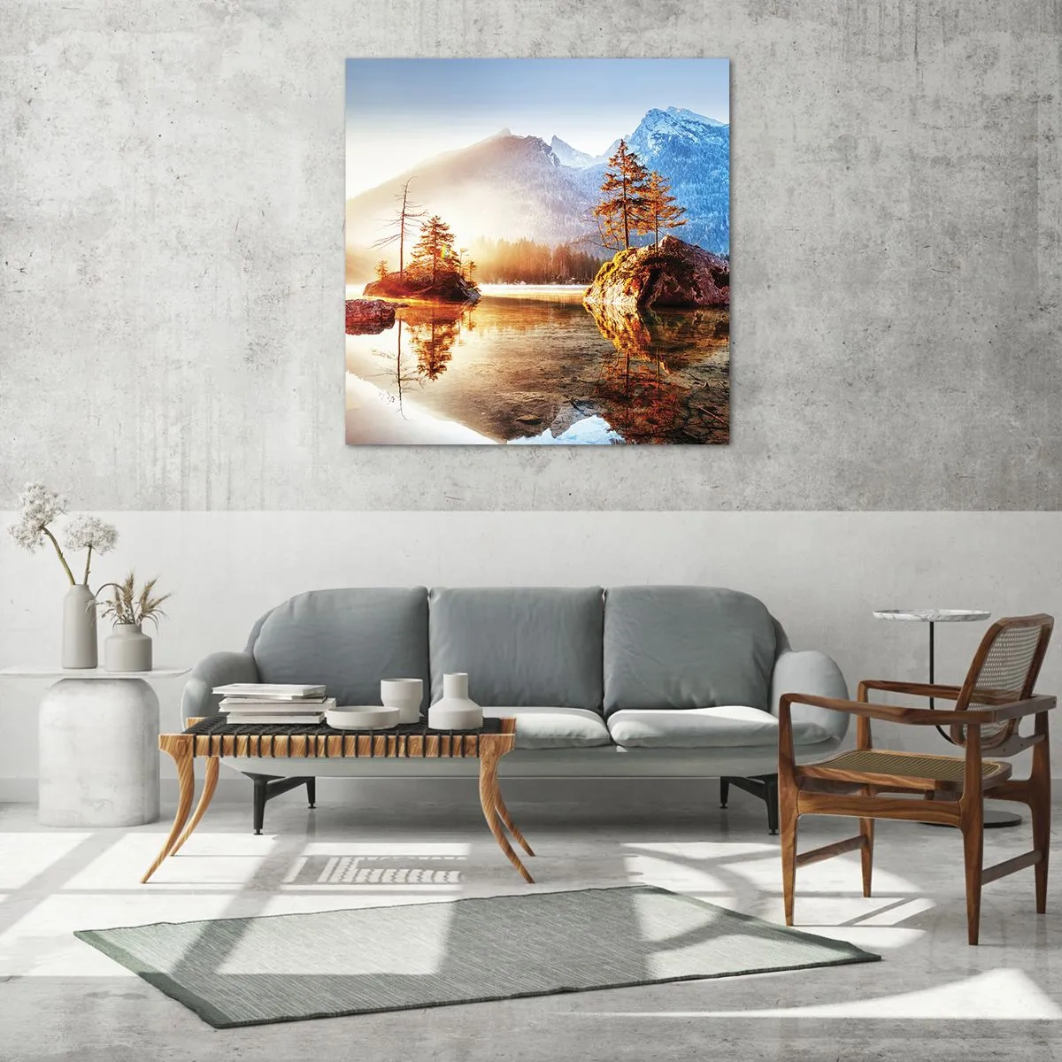 Impression sur verre - Image sur verre - La nature sous un nouveau jour - 60x60 cm