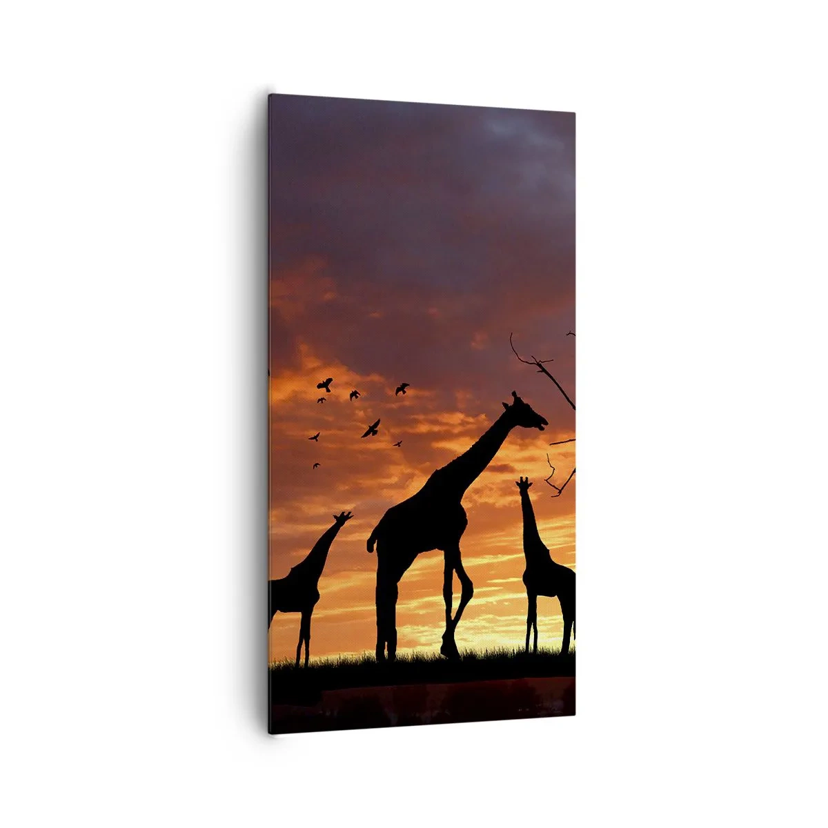 Impression sur toile - Image sur toile - Un petit dîner avec vos proches - 65x120 cm