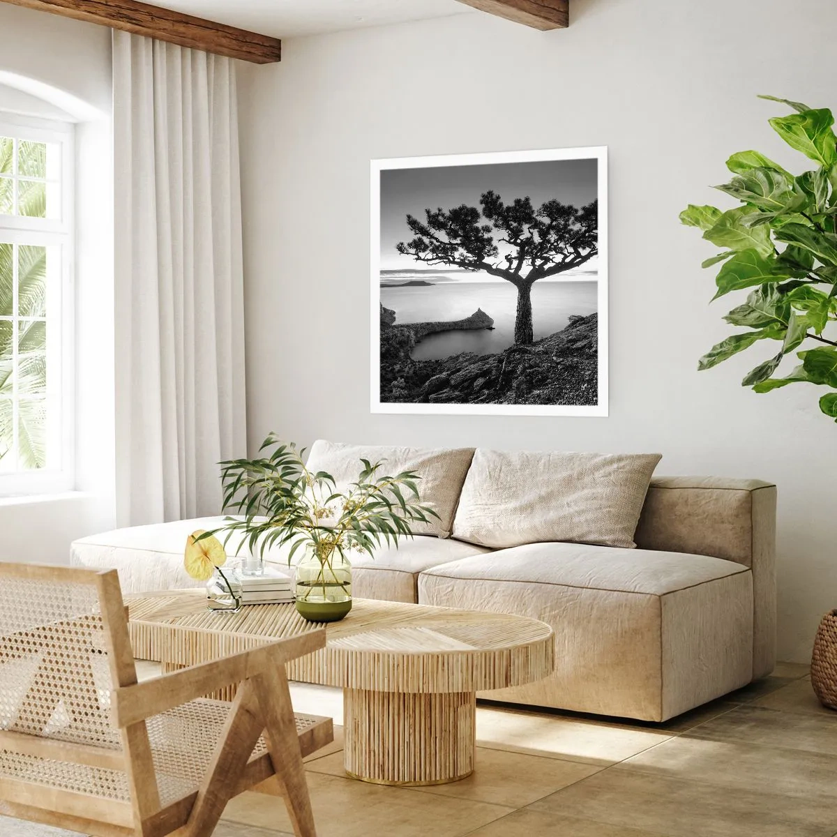 Affiche - Poster - Paix jusqu'à l'horizon - 60x60 cm