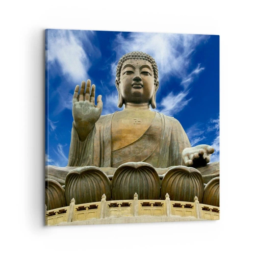 Impression sur toile - Image sur toile - Vivre sans peur - 60x60 cm