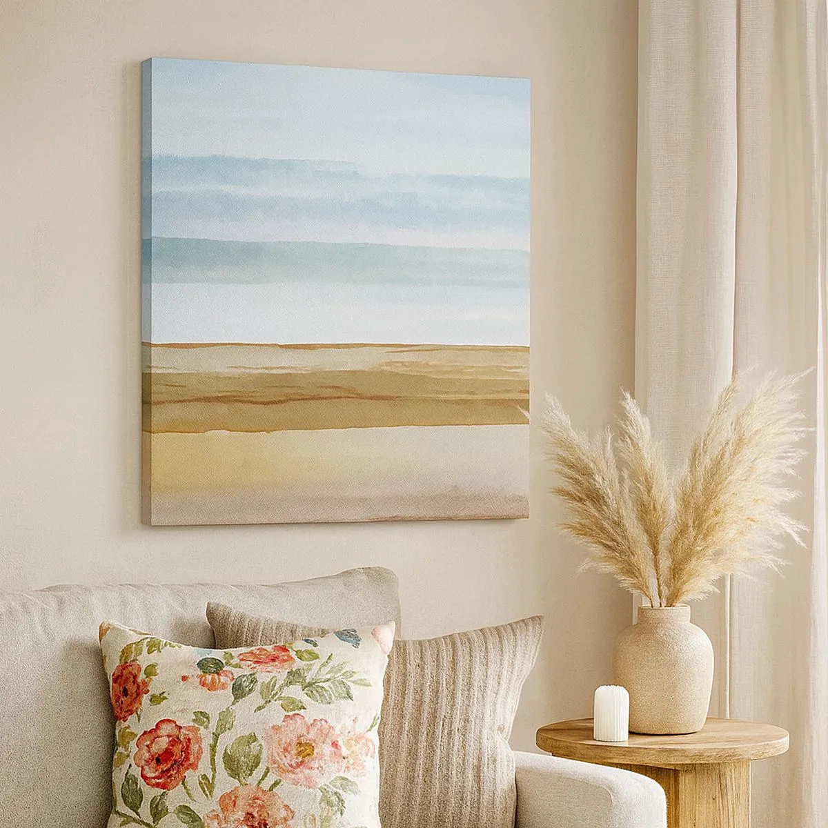 Impression sur toile - Image sur toile - Réconfort - 30x30 cm