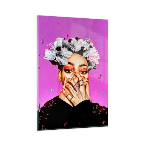 Impression sur verre - Image sur verre - Un peu fou - 80x120 cm