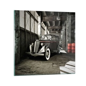 Impression sur verre - Image sur verre - L'élégance éternelle des années 30 - 40x40 cm