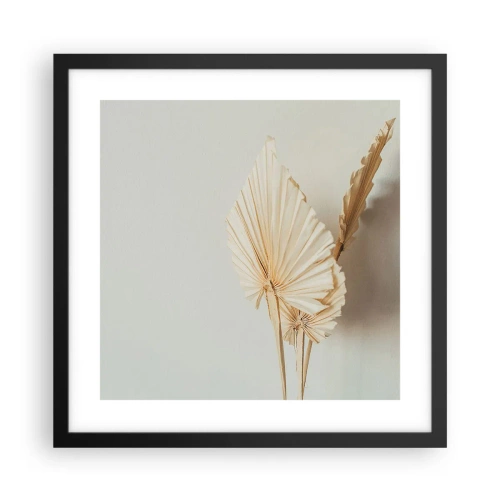 Affiche dans un cadre noir - Poster - Quand tu dois t’apaiser - 40x40 cm