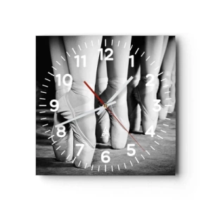 Horloge murale - Pendule murale - Ensemble, simple - 30x30 cm