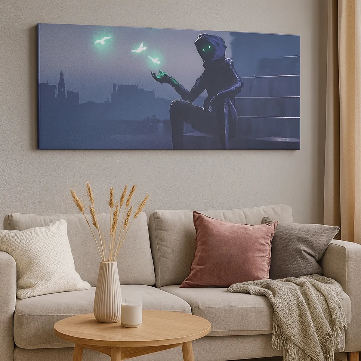 Impression sur toile - Image sur toile - La vie reviendra - 30x30 cm