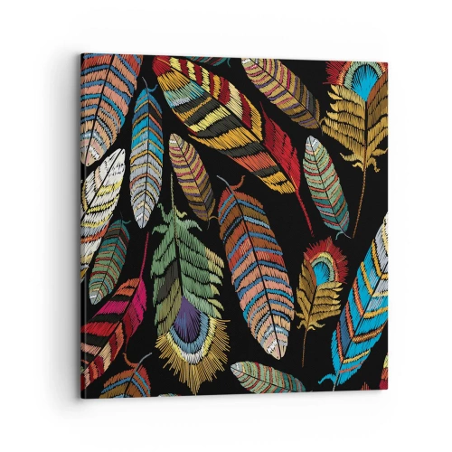 Impression sur toile - Image sur toile - Le carnaval des oiseaux - 70x70 cm