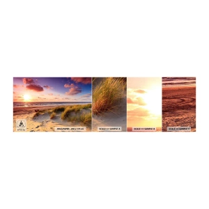 Échantillon de Papier Peint Autocollant Deluxe Sticker - L'air sent déjà l'été - Paysage, Plage, Dune - 100x30 cm