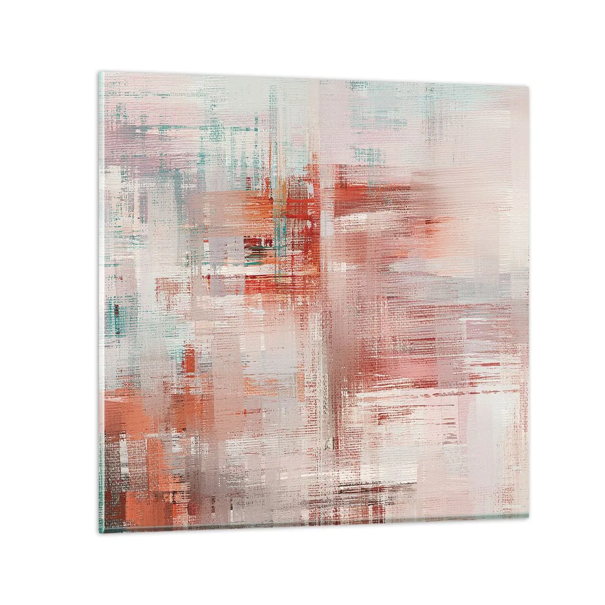 Impression sur verre - Image sur verre - Brumeux. Mais rose - 60x60 cm