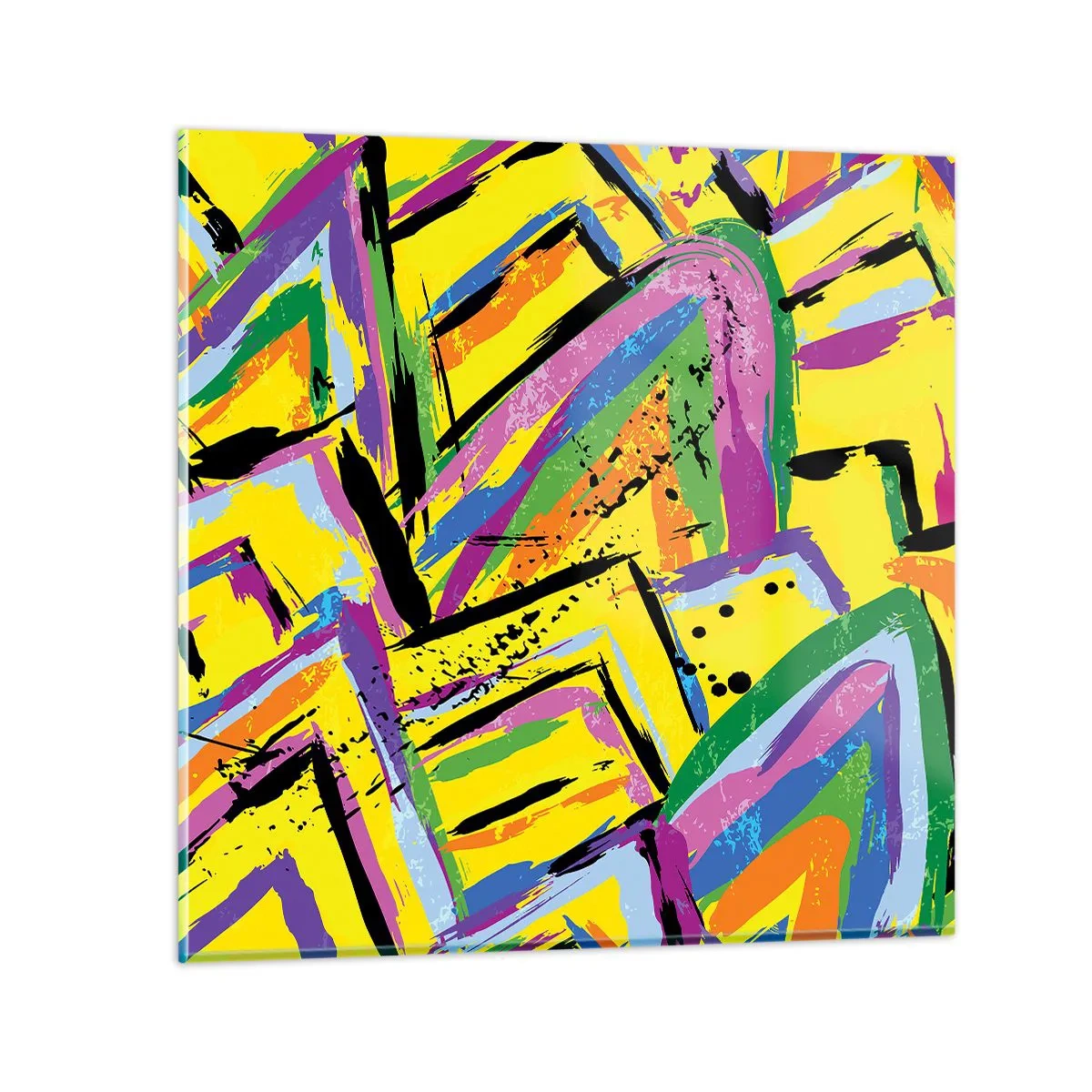 Impression sur verre - Image sur verre - Jusqu'à ce qu'il crie de joie - 50x50 cm