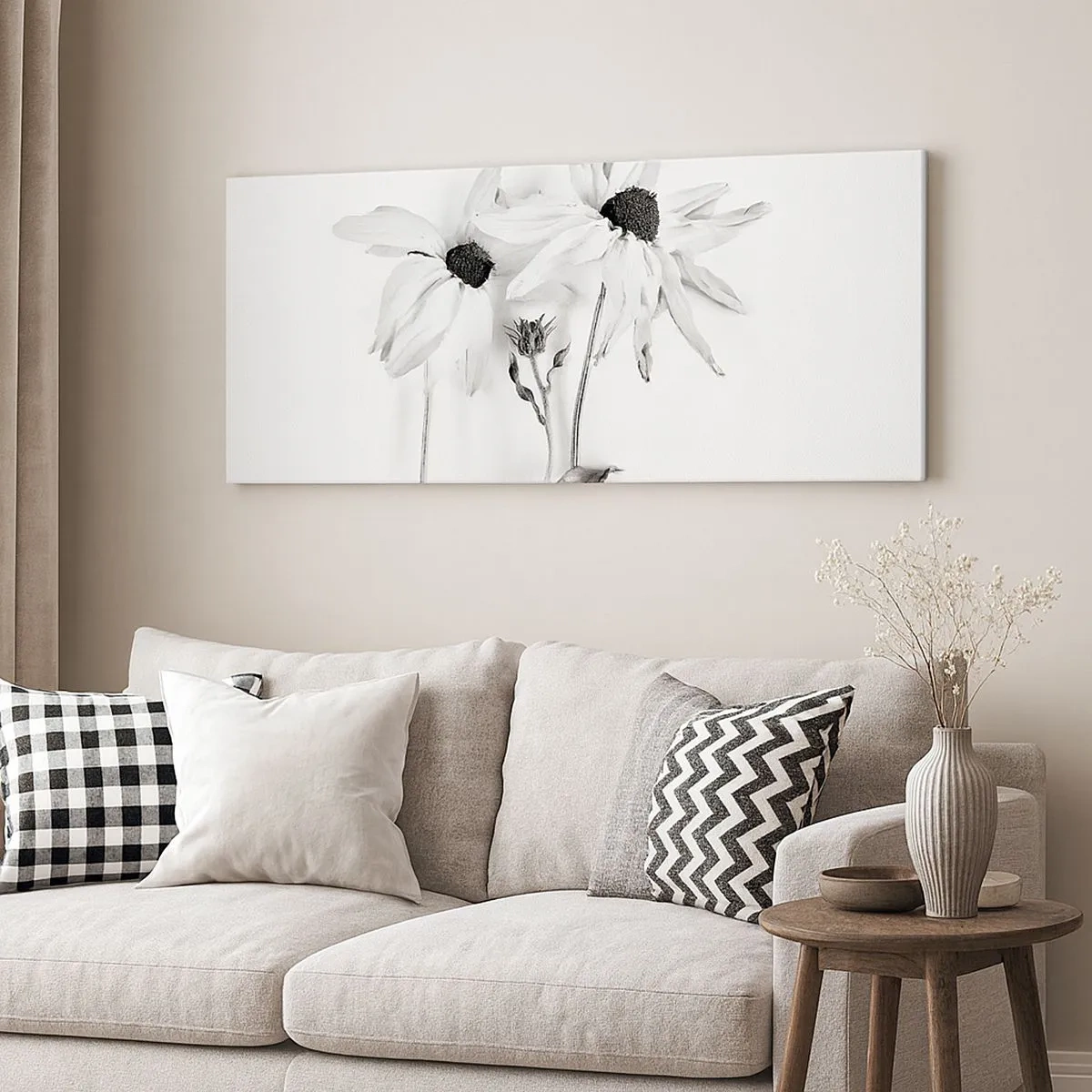 Impression sur toile - Image sur toile - Personne ne souhaite être seul - 100x40 cm