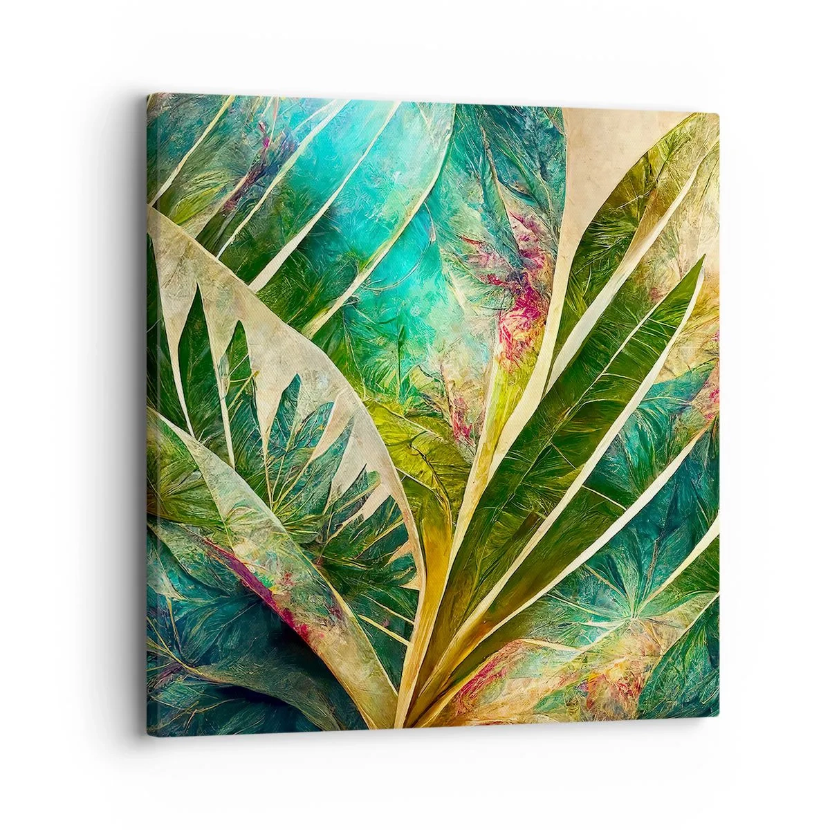 Impression sur toile - Image sur toile - Les couleurs des tropiques - 30x30 cm